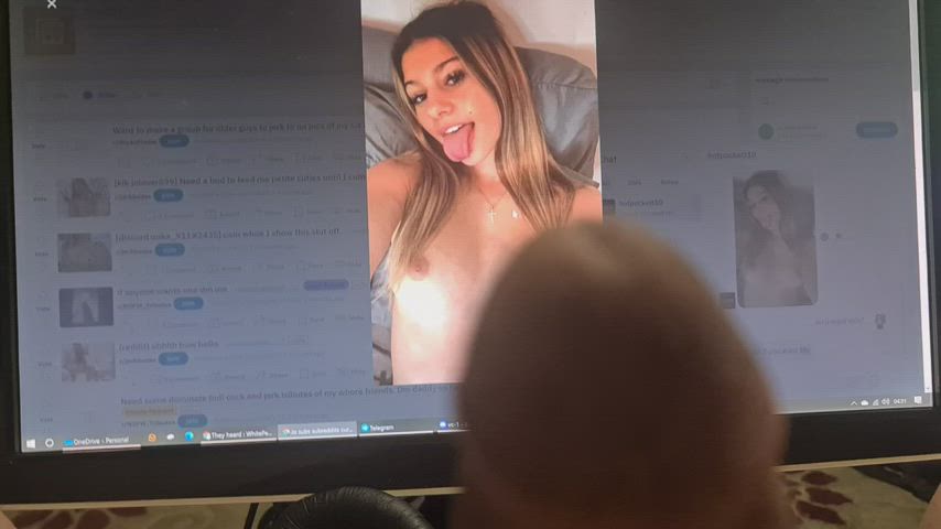Cock Teen Tribute gif