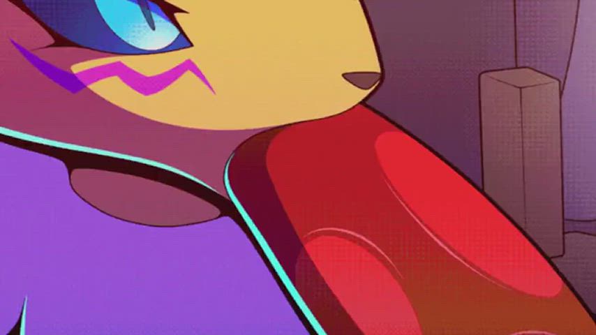 animation ass big tits cum furry gif