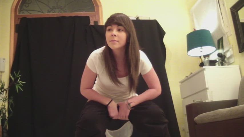 lesbian lesdom piss slave spit gif