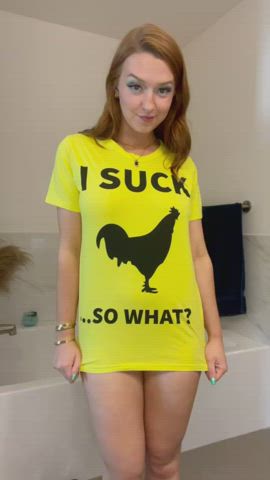 I suck 🐓 but do you eat 🐈😉