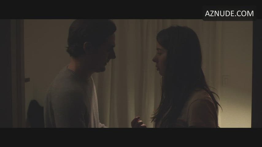 brunette cinema topless gif