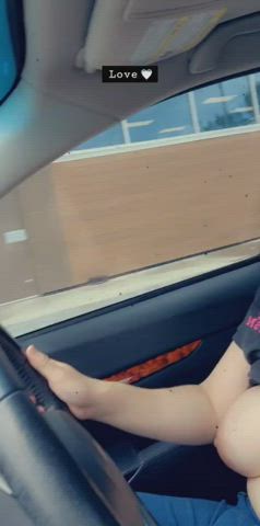 Celebrating a year of living in Houston by driving around topless