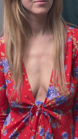 I just want to show you my mom boobs. Hope you like what you see