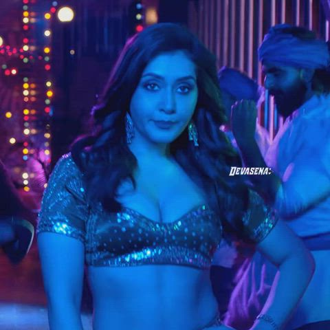 cleavage indian model gif
