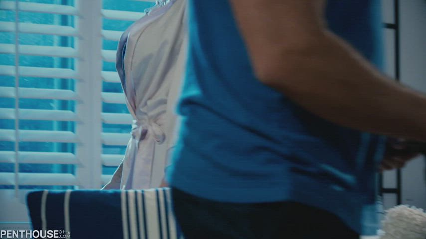 Blonde Jessa Rhodes Lingerie gif