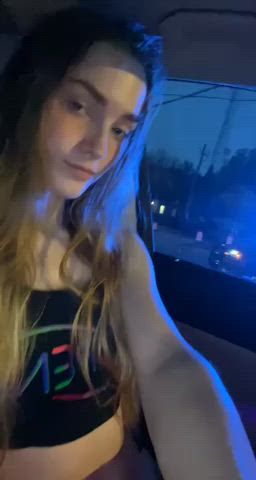 Would you fuck me if you were my Uber driver? Let me know on Onlyfans where I reply