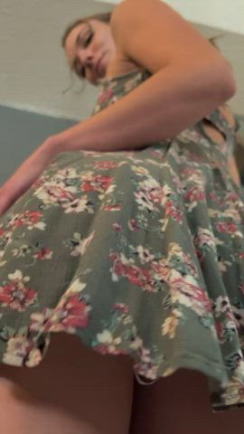 Ass Dress Upskirt gif