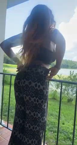 Ass Ebony Spreading Teen gif