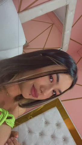 Asian GIF by carocano Very soon! are you ready for enjoy of my company? Online caroo_cano