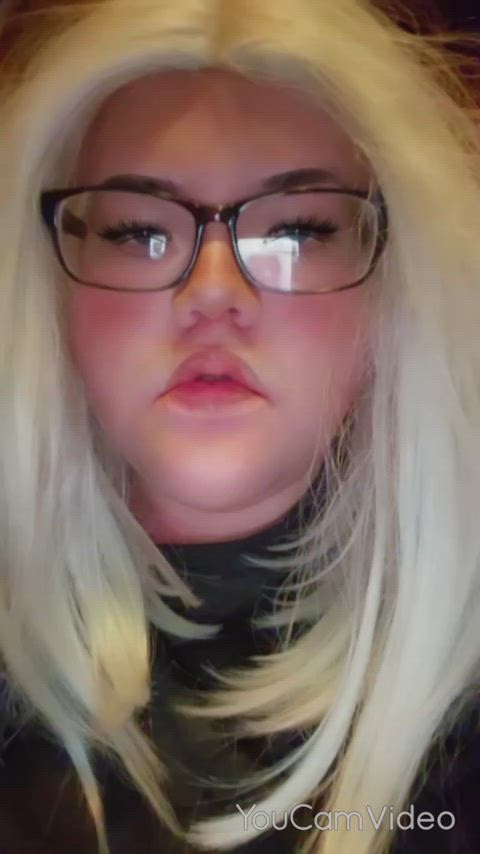 joi spit tongue gif