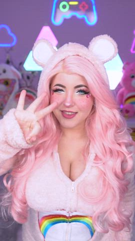 Anime Blue Eyes Cosplay Cute Innocent Kawaii Girl Pale PetPlay Pink gif