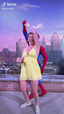 cute tiktok tits gif
