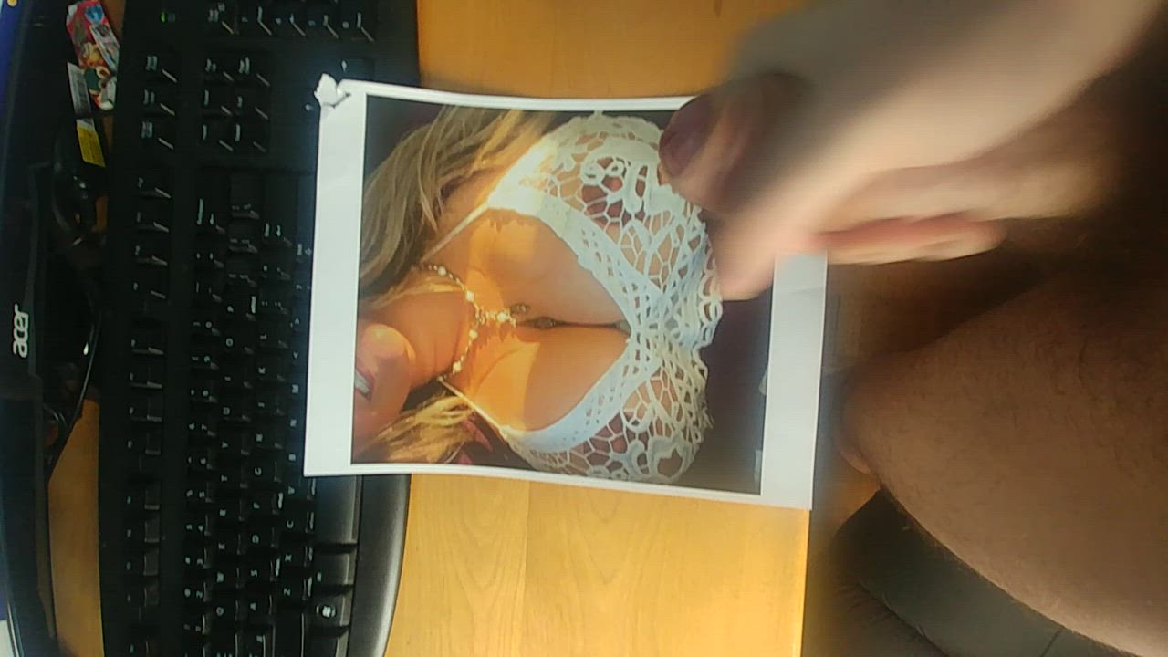 Cum On Tits Cumshot Tribute gif