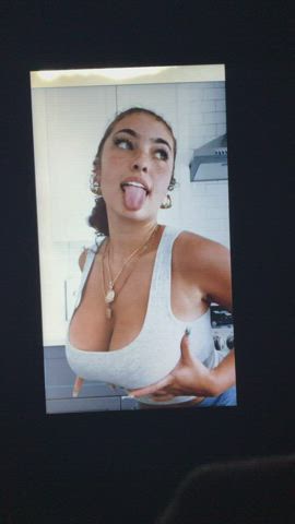 Massive cum tribute for someones sister