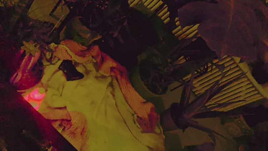 my first fully artistic content. plants enveloping my body, proof of concept for