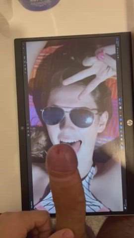 cumshot facial tribute gif