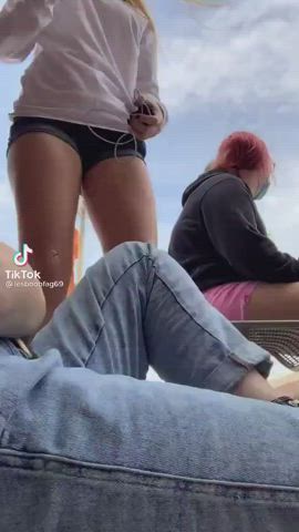 Booty Legs Shorts gif