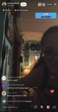 No underwear on live, got banned immediately after