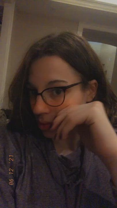 18 Years Old Ahegao Cute Licking Tongue Fetish gif