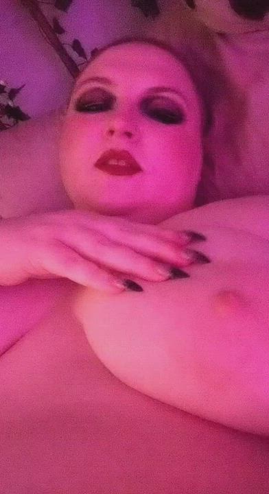 BBW Big Tits Huge Tits Natural Tits gif