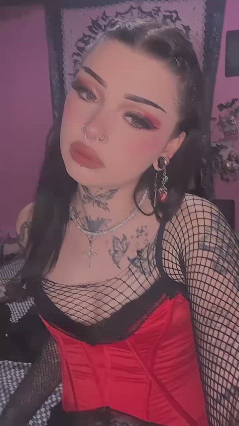 onlyfans pierced piercing tattoo tattooed teen tits gif