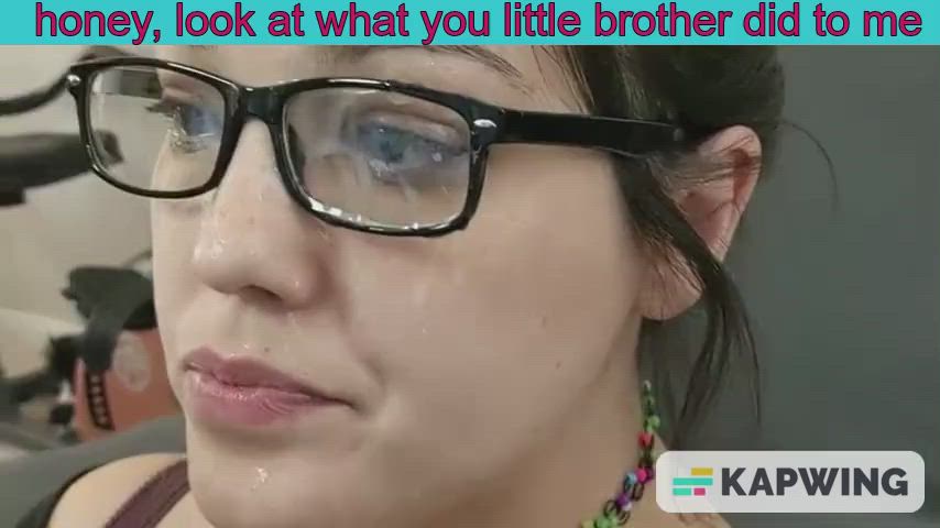 Bored And Ignored Caption Cheating Facial Freeuse Funny Porn gif