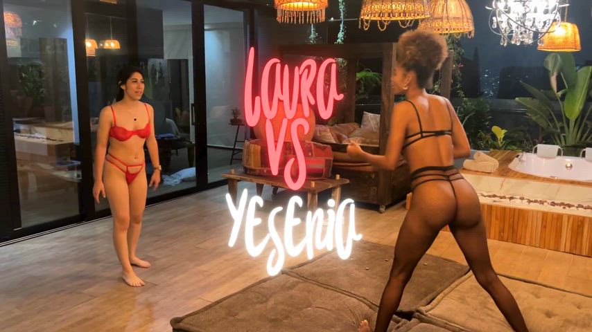 femdom legs mixed wrestling gif