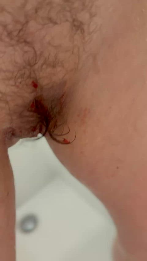 bathroom messy shower wet and messy gif