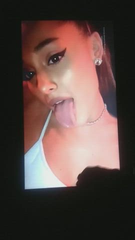 ariana grande cum tribute gif