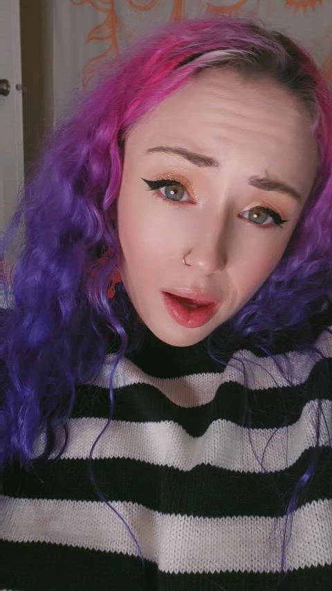 milf orgasm purple hair adorable-porn gif