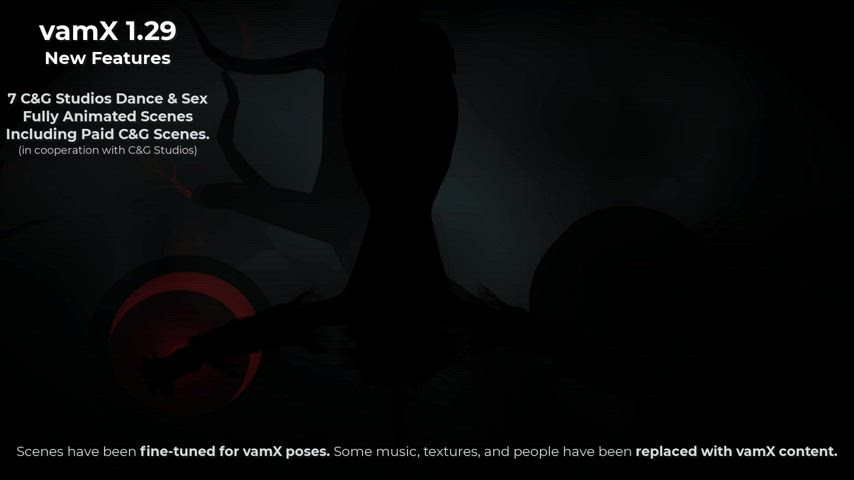 vamX 1.29 - Modified C&G Studios Scenes, Improved Custom Scene Controls (add