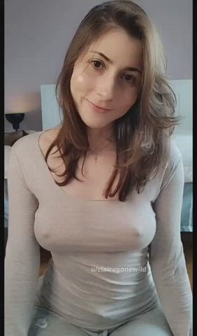 babe boobs nsfw natural tits gif