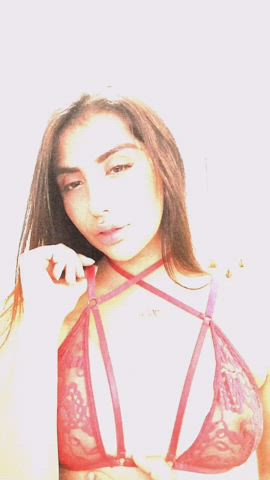 latina nipples small tits teen gif