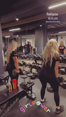 blonde fitness non-nude norwegian gif