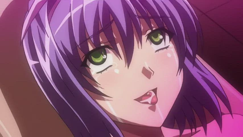 ahegao animation anime cumshot hentai moaning schoolgirl swimsuit gif