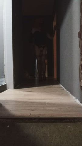 crossdressing sensual watching gif