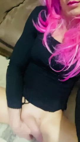 ass creampie eating cum fetish fingering pussy sissy wet gif