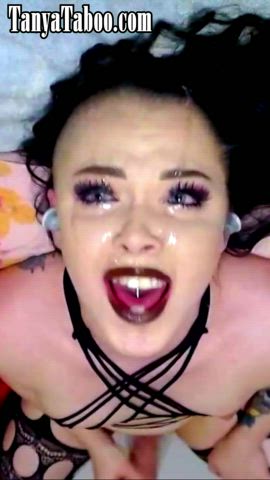 blowjob dad daddy daughter deepthroat family sloppy step-dad step-daughter gif