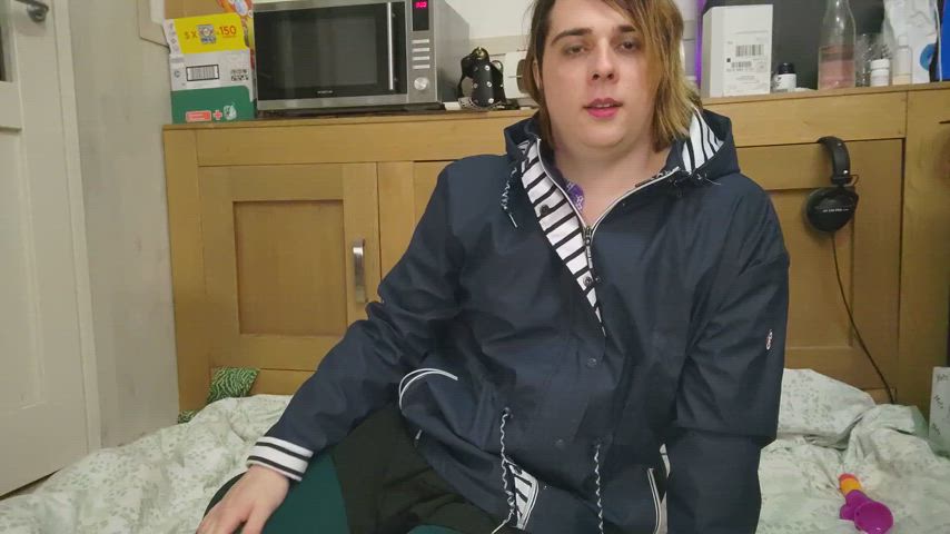 crossdressing dildo femboy oral skirt sucking femboys gif