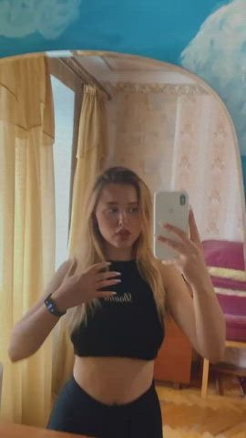 Blonde Mirror OnlyFans GIF by annarouban