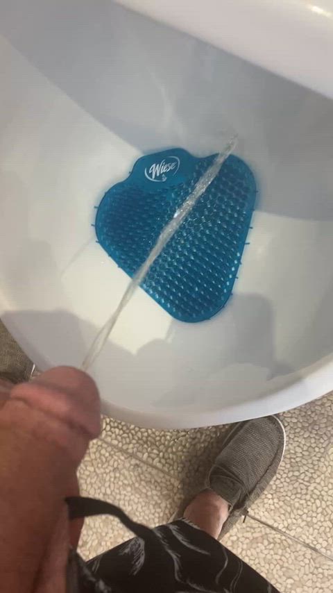 bathroom piss pissing toilet gif