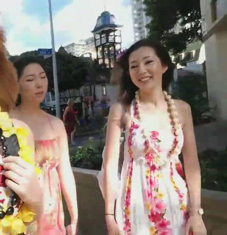 Asian Girls Upskirt gif