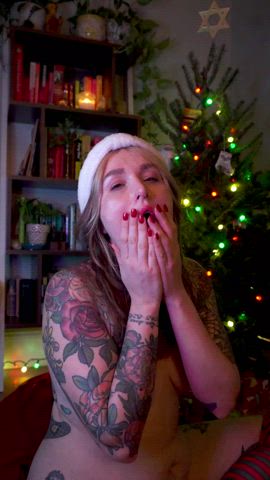 christmas cum cumshot facial pawg tattoo thick gif