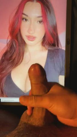 cumshot tits tribute gif