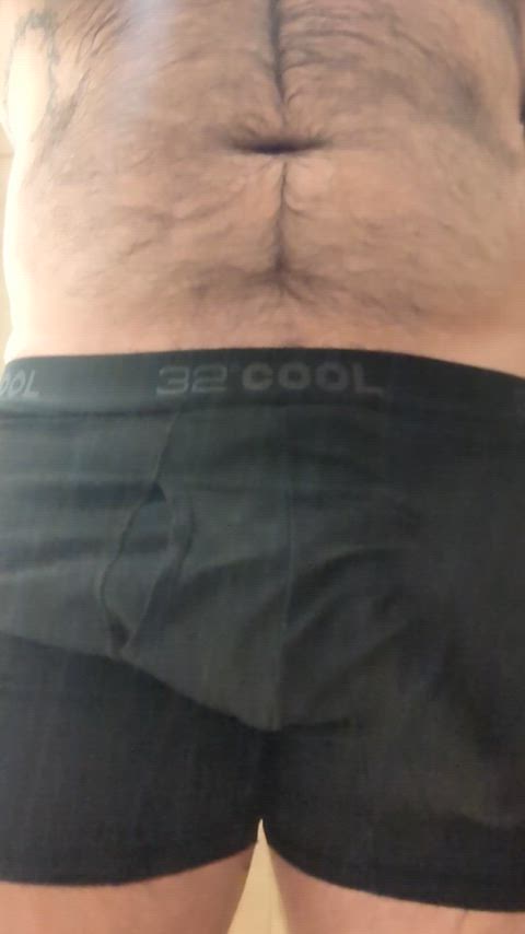 bwc big dick hairy chest shower thick cock gif