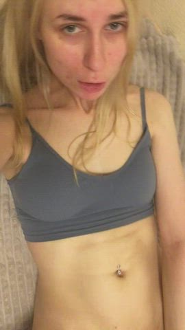 dildo masturbating solo gif