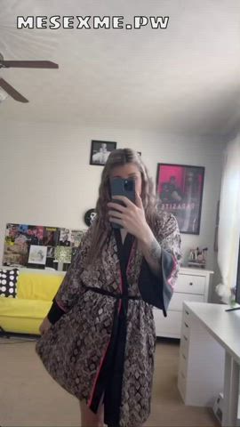 brunette cute gay masturbating pov petite tits gif