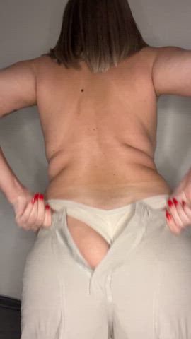 Could you rip my underwear off and eat me from behind