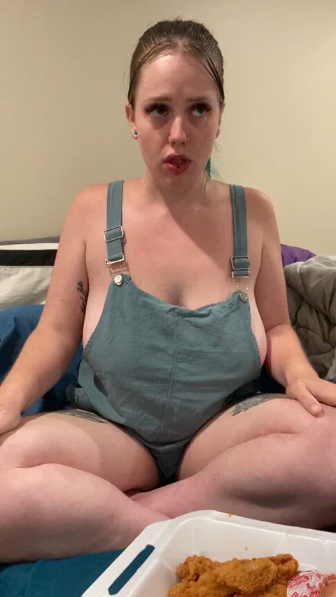 big eyes blonde boobs dirty talk fetish talking dirty tits burping gif