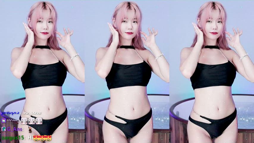 asian big tits dancing korean gif